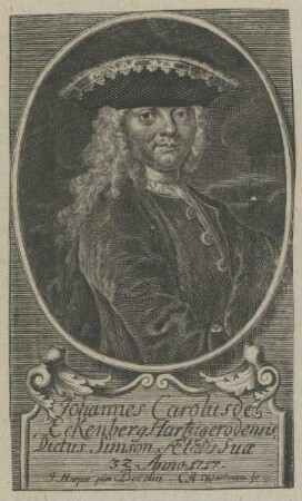 Bildnis des Johannes Carolus de Eckenberg