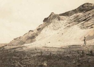 Sylt. Morsum-Kliff. Ton vom Eis auf Kaolinsand aufgeschoben