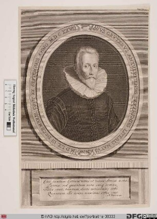 Bildnis Janus Gruter(us) (eig. Jan de Gruytere)