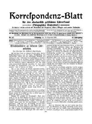 Mittelschullehrer an höheren Lehranstalten