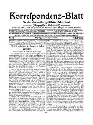 Mittelschullehrer an höheren Lehranstalten