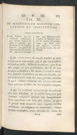 Tit. XI. De Beneficiorum Minorum Collatione Et Institutione