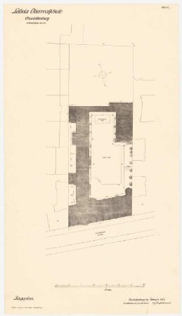 Leibniz-Oberschule, Berlin-Charlottenburg: Lageplan 1:500