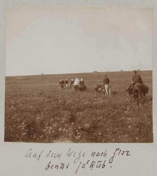 Auf dem Wege nach gisr benat jakub [Jakobsbrücke, Jordan].