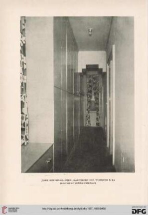 Eine Stadtwohnung von Prof. Josef Hoffmann, Wien