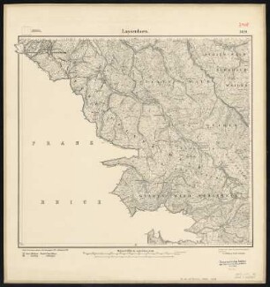 Messtischblatt [7408] = 3620 : Lassenborn, heute Lafrimbolle, Frankreich, 1917 : Messtischblatt [7408] = 3620 : Lassenborn. - Aufn. 1882, hrsg. 1883, Auflagedruck 1917. - [Berlin] : Reichsamt für Landesaufnahme, 1917. - 1 Kt. : einfarb. - Ohne Gitternetz. - Ohne Planzeiger. - Ohne Zeichenerklärung.