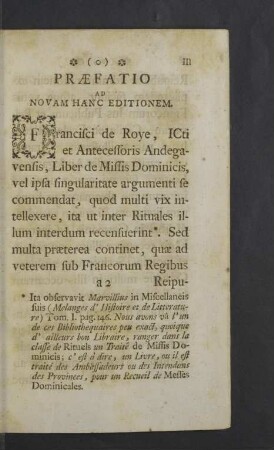 Praefatio ad novam hanc editionem.