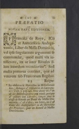 Praefatio ad novam hanc editionem.