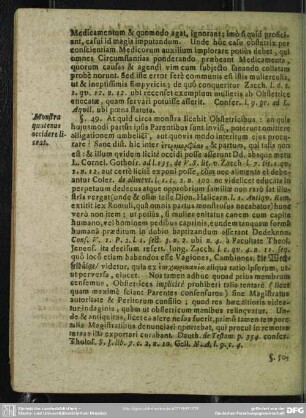 §. 49. Monstra quatenus occidere liceat