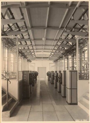 BBC (Brown, Boveri & Cie), Faulquemont Kraftwerk: Innere Schalthaus