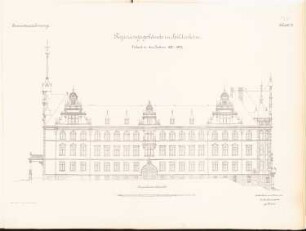 Regierungsgebäude, Hildesheim: Ansicht Südseite
