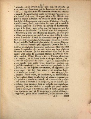 Lettre sur l'oraison funebre du Cardinal Fleury