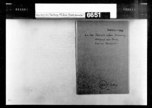 Feststellung des Auftraggebers für die Karte "Die Verteilung der evangelischen und katholischen Bevölkerung im Südwestdeutschen Raum am 29. Oktober 1946" - mit Karte