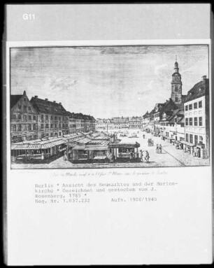 Berlin, Neuer Markt alter Turm der Marienkirche