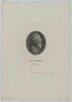 Bildnis des I. C. I. Cnopf