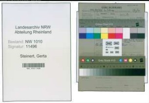 Entnazifizierung Gerta Steinert , geb. 25.07.1892 ()