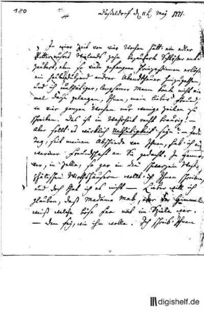 180: Brief von Johann Georg Jacobi an Johann Wilhelm Ludwig Gleim