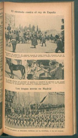 El atentado contra el rey de España - [Ilustración]