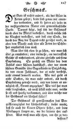 Geschmack