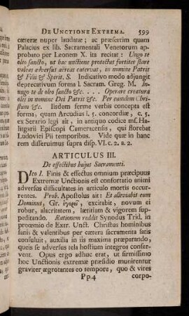 599-614, Articulus III. De effectibus hujus Sacramenti.