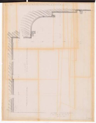 Reichsluftfahrtministerium, Berlin: Kasse L2 (EG), Decken und Wände (Vorraum): Detail [1:1]