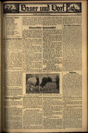 Zweite Ausgabe vom Freitag, den 08. Februar 1935.
