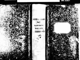 Sand, Willstätt OG; Evangelische Gemeinde: Standesbuch 1810-1839