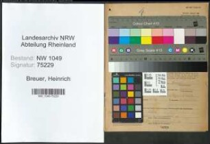Entnazifizierung Heinrich Breuer , geb. 02.02.1920 (Bauingenieur)
