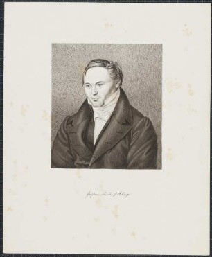 Icones Professorum Marpurgensium — Bildnis des Christian Friedrich Kling (1800-1862)