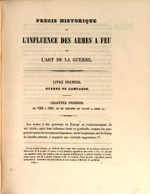 Études sur le passé et l'avenir de l'artillerie, 1