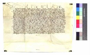 König Sigmund bestätigt dem Grafen Johann von Helfenstein die dessen Verfahren von Karl IV. um 600 Mark Silber verschriebene Pfandschaft über die Vogtei des Zisterzienserklosters Königsbronn.
