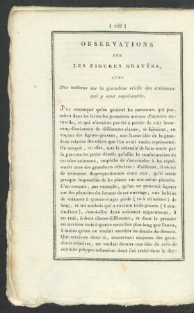 Observations sur les figures gravées.