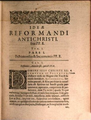 Ideae reformandi antichristi
