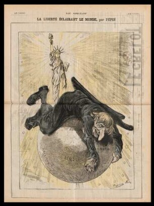 La liberté éclairant le monde, par Pépin