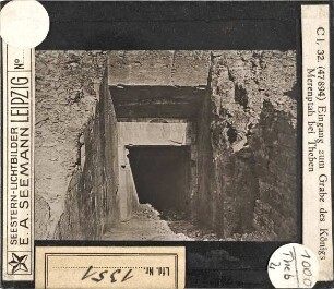Eingang zum Grab des Königs Merenptah bei Theben (Serie C I, 32)
