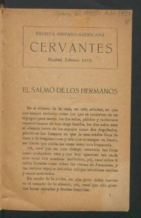 El salmo de los hermanos