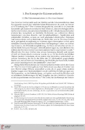 1. Das Konzept der Exkommunikation