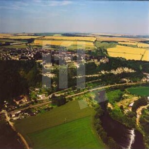 Dornburg/Saale : Blickrichtung Nordwesten