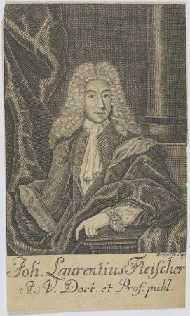 Bildnis des Joh. Laurentius Fleischer