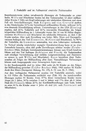 3. Todesfälle und im Fallmaterial ermittelte Todesursachen