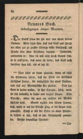 Neuntes Buch.