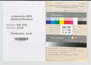 Entnazifizierung Jacob Wisskirchen, geb. 15.01.1912 (Architekt)