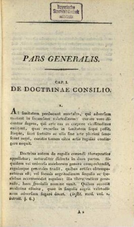 Curtii Sprengel Institutiones therapiae generalis