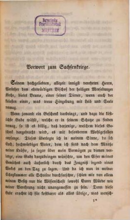 Brunos Buch vom Sächsischen Kriege