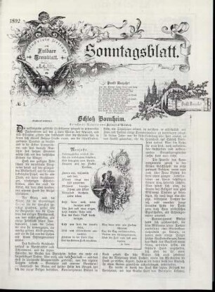 Ausgabe vom Sonntag, den 03. Januar 1892.