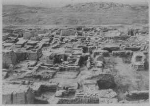 Blick von Eanna Zikurrat in Warka [Uruk] nach SW