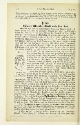 § 54. Cäsar's Alleinherrschaft und sein Tod