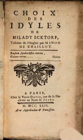 Choir des Idyles