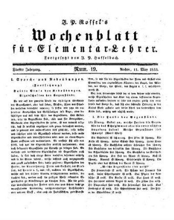 Sprech- und Redeübungen : Fortsetzung