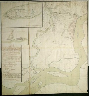 WHK 29 Nordamerikanische Kriege von 1775-1782: Plan der Stadt Philadelphia mit Armeelager und Befestigungen